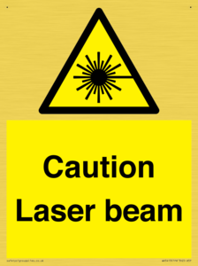 Caution Laser beam